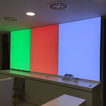 Lichtplanung RGB Lichtsystem