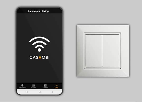 Lumaroom living Steuerung mit CASAMBI