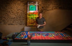Lightboxes featured in the art series Aisthetikos by Colinci