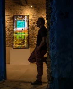 Lightboxes featured in the art series Aisthetikos by Colinci