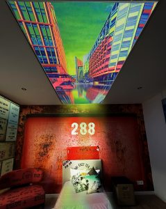 Lightboxes featured in the art series Aisthetikos by Colinci