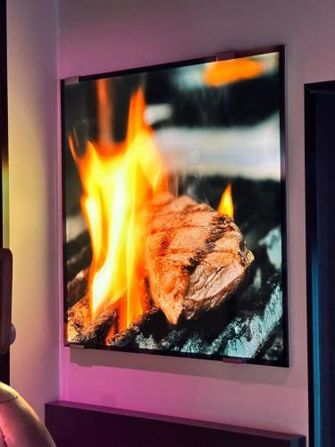 Direktdruck auf Glas für Verkostungsraum