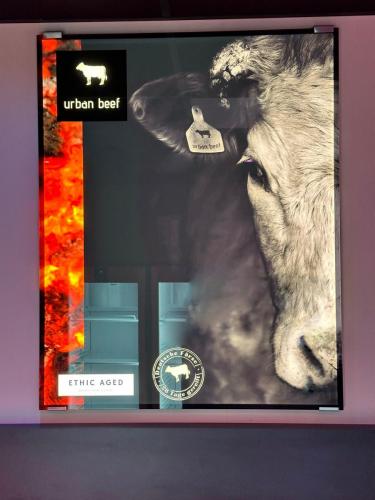 Direktdruck auf Glas für Verkostungsraum